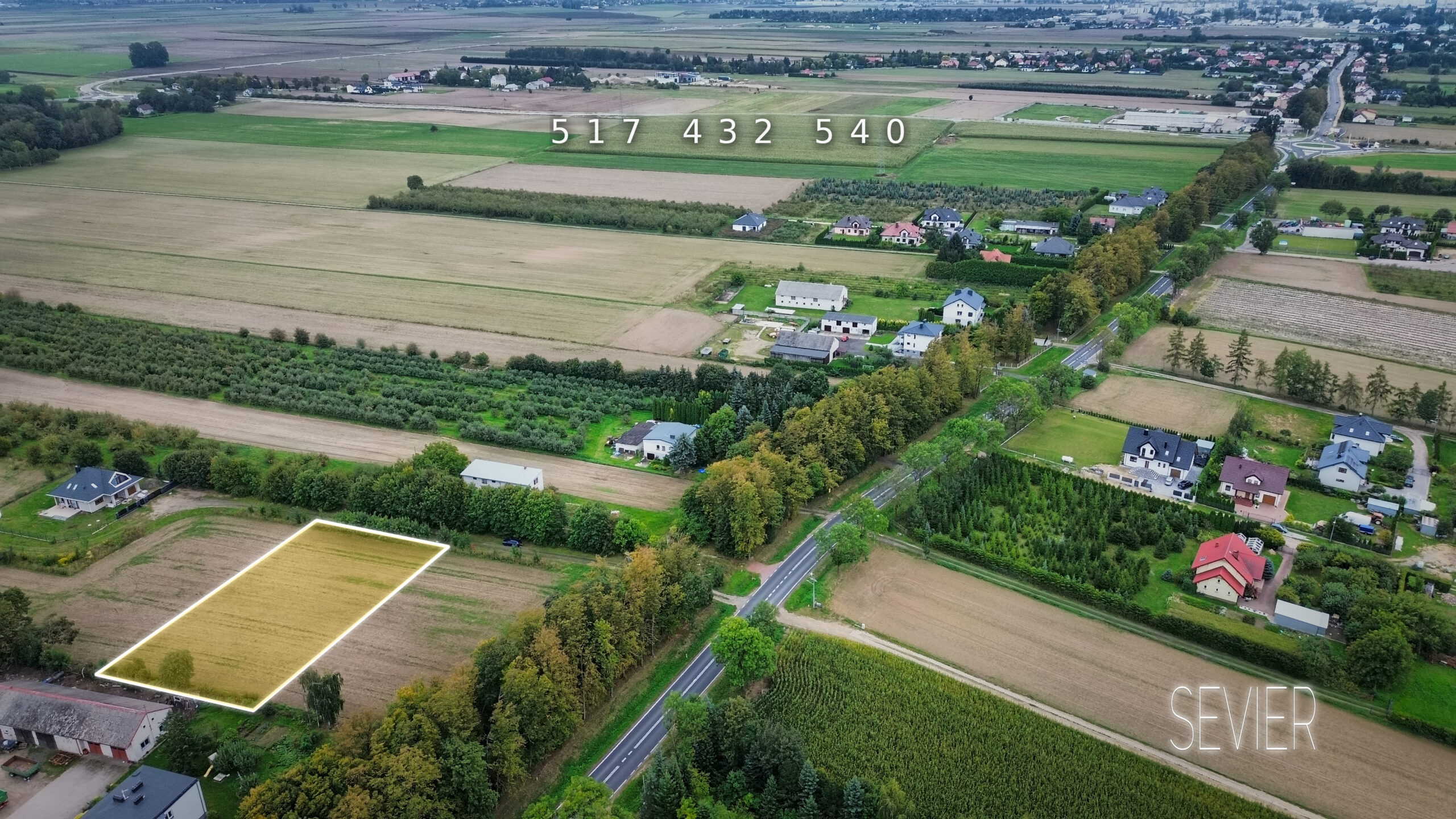 Read more about the article Działka budowlana 1990 m² z WZ – Przążewo, gm. Ciechanów (Gotowa pod budowę)