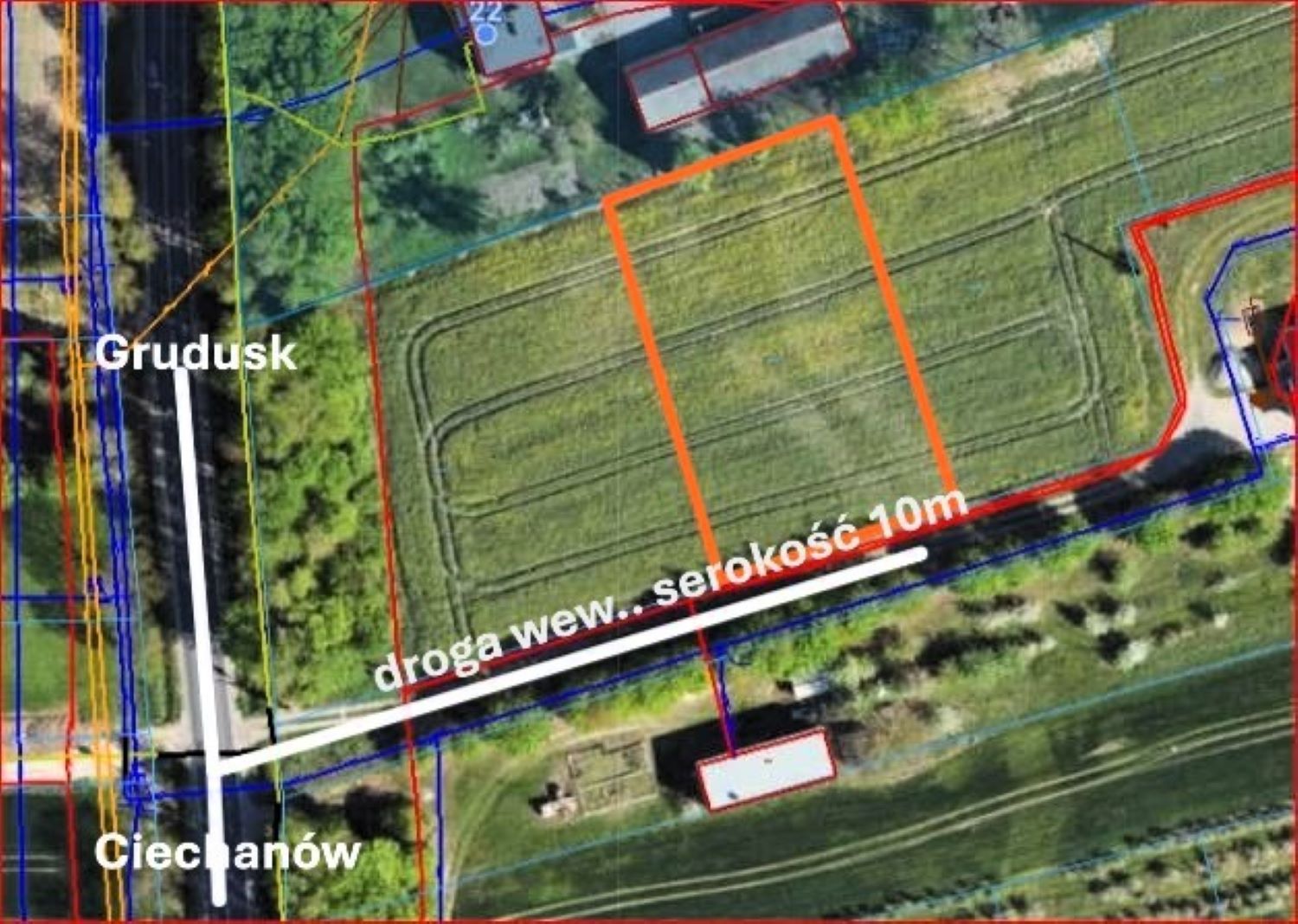 Read more about the article Działka budowlana 1990 m² z WZ – Przążewo, gm. Ciechanów