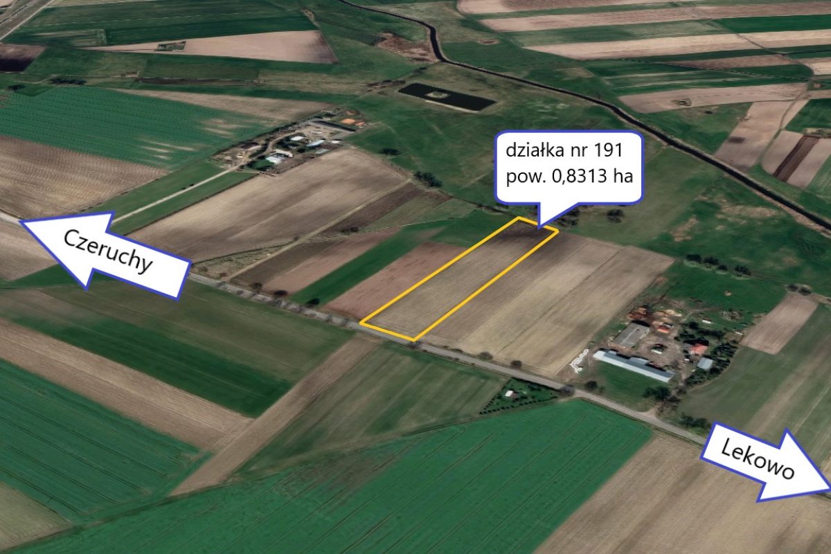 #gmina Regimin działka rolna