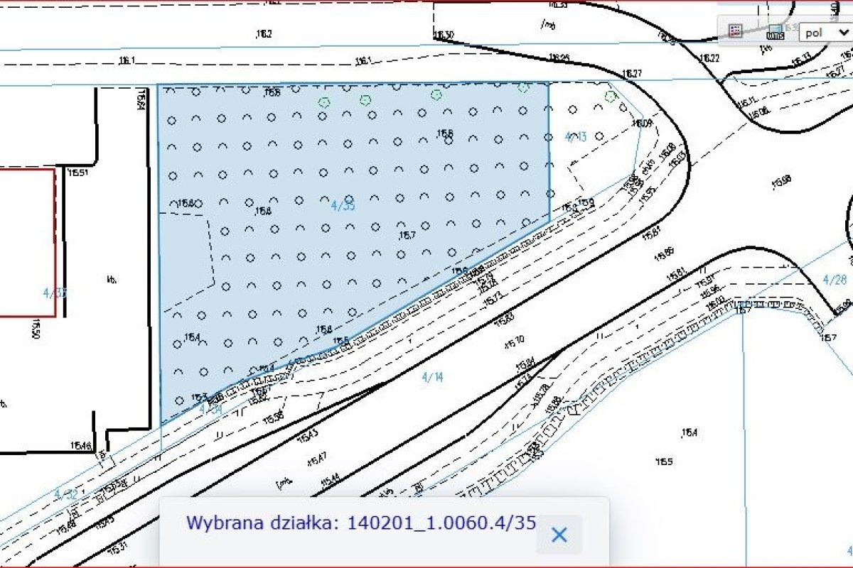 działka 4_35 zarys